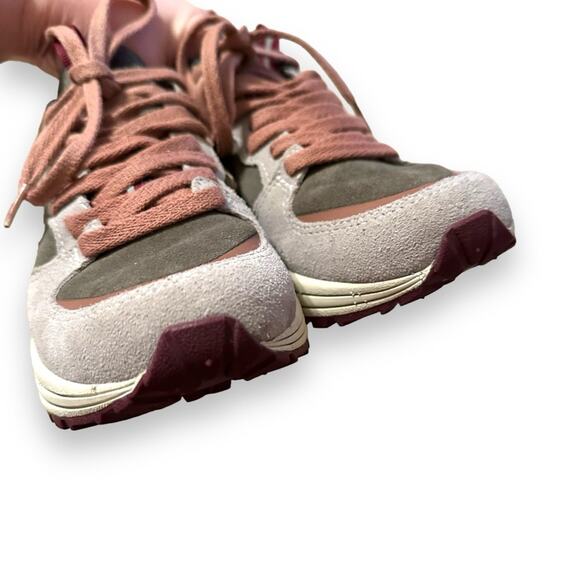 Veja‎ Venturi Suede Khaki Sable Oxford Grey Lace Up Dad Sneakers Sz 7 / 38 - Picture 5 of 10